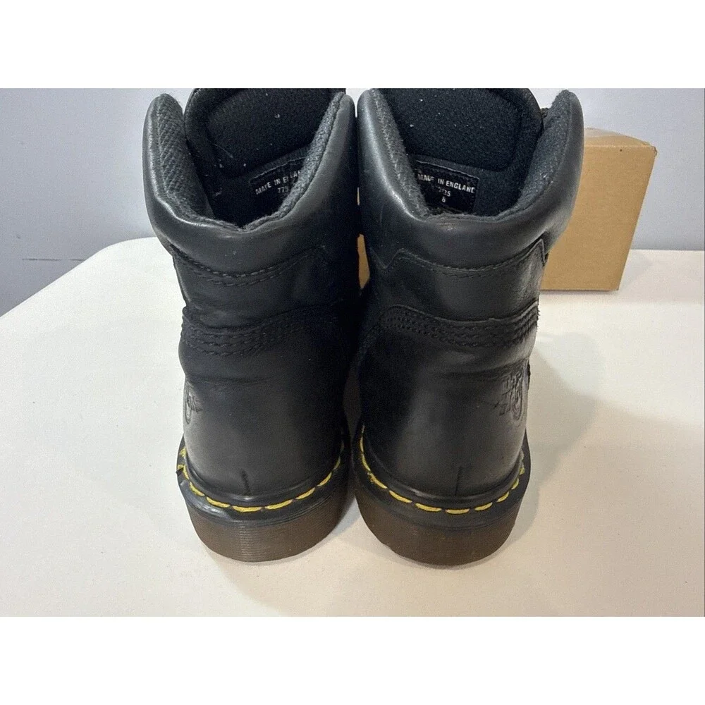 Dr Martens Industrial Soft Toe Boots 7735 AW004 Black Size 8